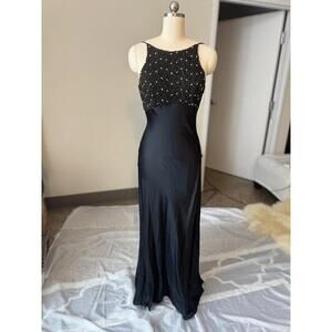 Blonde Nites Evening Dress Gown Maxi Dress Vintage Sz 9, Modern S -M Excellent